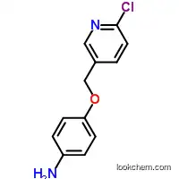 Molecular Structure of 82674-17-7 (4-(6-Chloro-pyridin-3-ylmethoxy)-phenylamine)